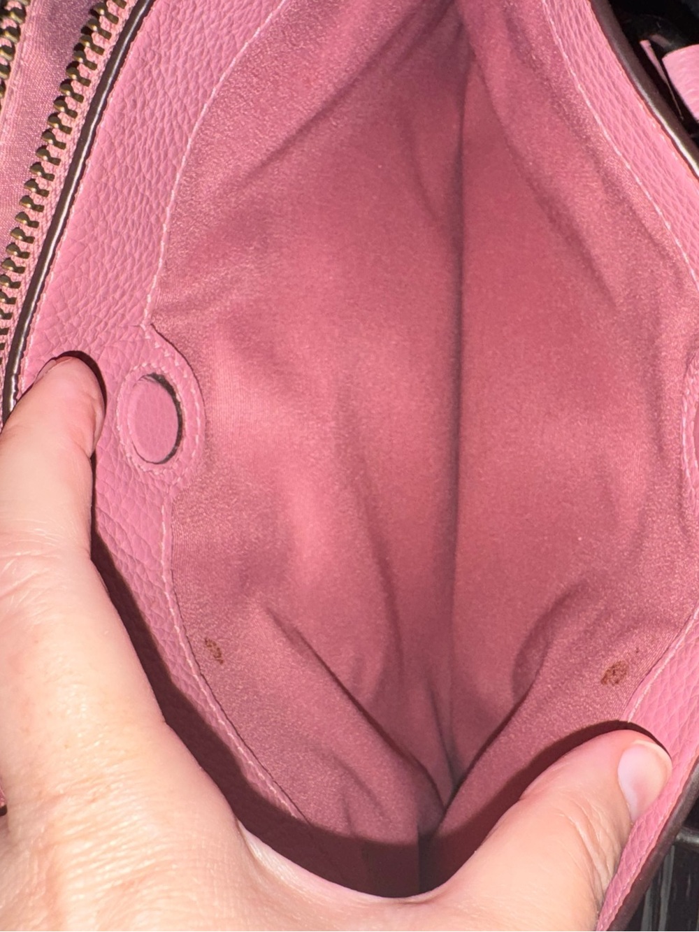Coach Dusty Pink Mia Leather Satchel with Strap 2019 (F77884) - EUC $499 MSRP - Picture 5 of 15